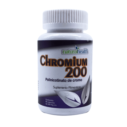 Polinicotinato De Cromo 275 Mg 90 Tabletas Chromium