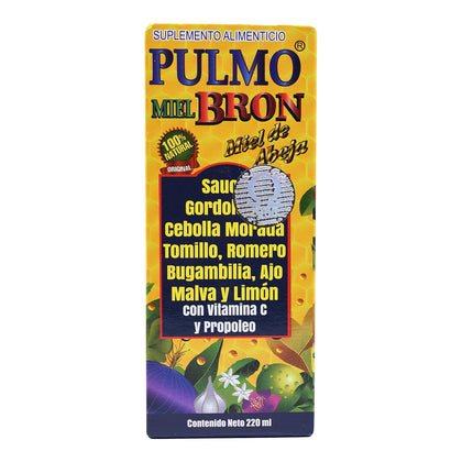 Pulmobron Jarabe Miel De Abeja - Original 220 mL
