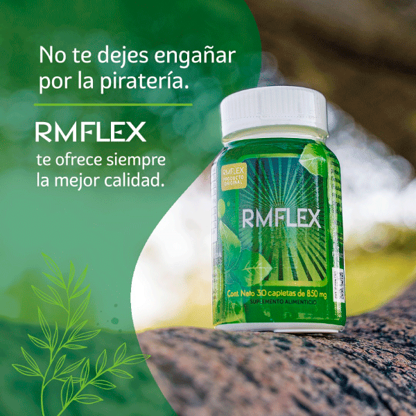 Rmflex Suplemento Alimenticio 30 Capletas Original 2 Frascos