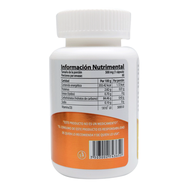 Vitamina D 5000 U 60 Cápsulas - Dasvier